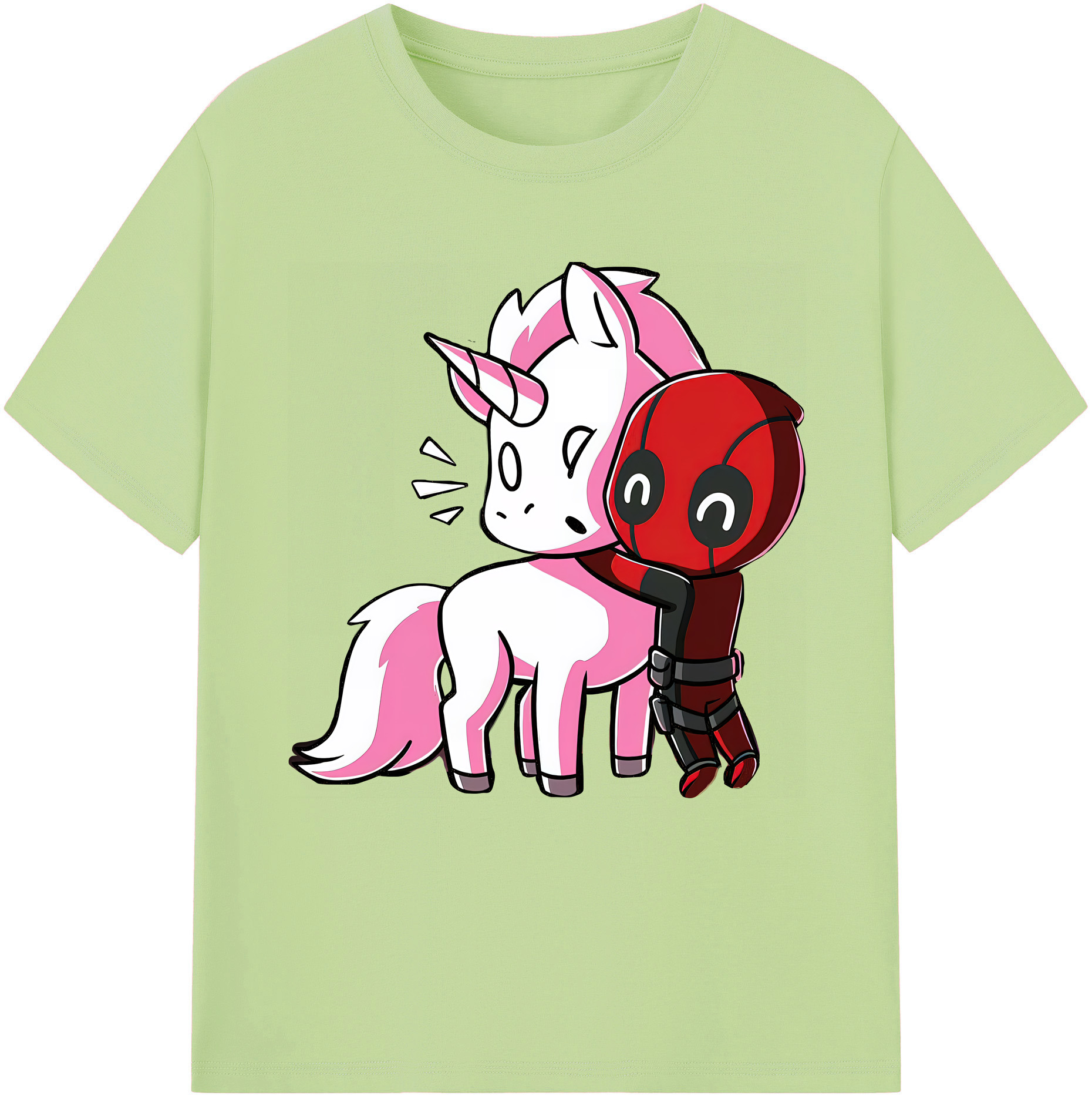 （画像用） Deadpool デッドプール 綿100％半袖Tシャツ（フロントプリント）